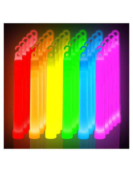 Paquete de 24 Palos de Luz Brillantes Naivees 15.24 cm