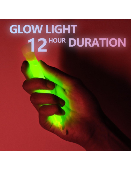 Paquete de 24 Palos de Luz Brillantes Naivees 15.24 cm