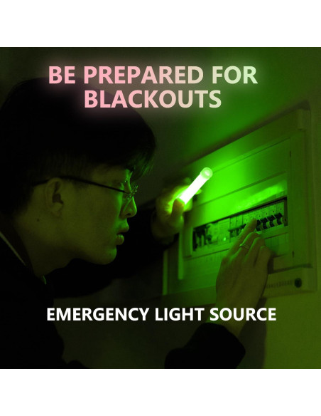 Paquete de 24 Palos de Luz Brillantes Naivees 15.24 cm