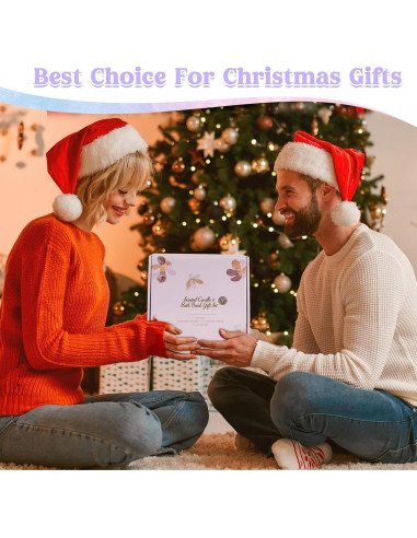 Conjunto de Spa para Mujeres Aottom - 12 Piezas con Bombas de Baño y Velas Aromáticas