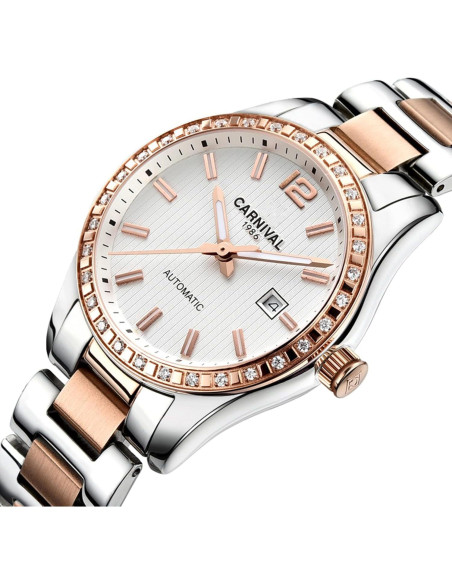 Reloj Automático para Mujer LOREO 8685L Azul con Zafiro