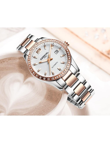 Reloj Automático para Mujer LOREO 8685L Azul con Zafiro