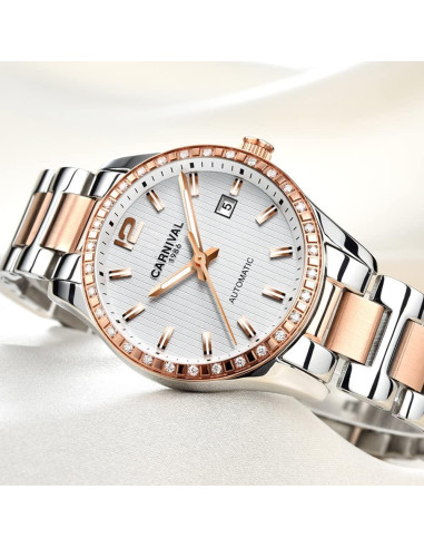 Reloj Automático para Mujer LOREO 8685L Azul con Zafiro