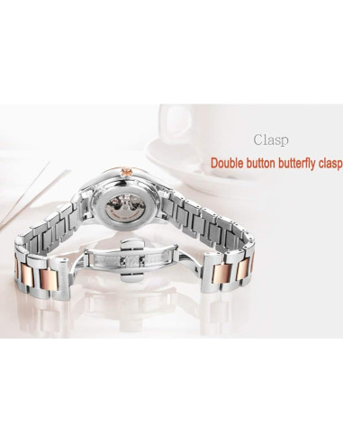 Reloj Automático para Mujer LOREO 8685L Azul con Zafiro