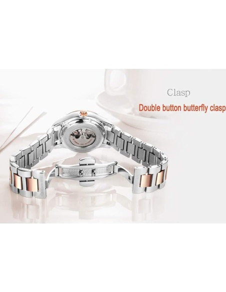 Reloj Automático para Mujer LOREO 8685L Azul con Zafiro