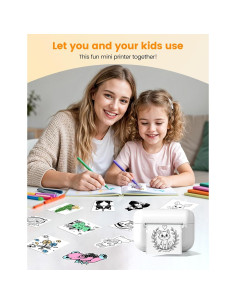 Impresora de Etiquetas Memoking Q02E Mini Térmica Blanca 2