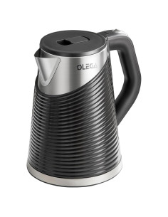 Hervidor Eléctrico OLEGA 1500W 1.8L Acero Inoxidable Negro
