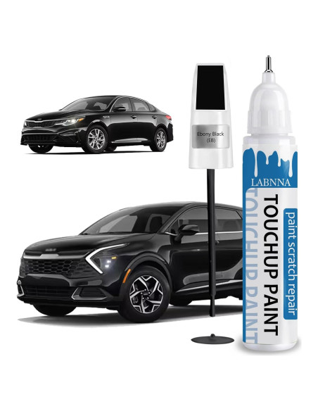 Pintura de Retoque LABNNA Negro Ébano 0.4 Fl Oz para Kia