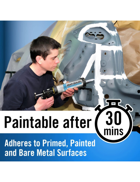 Kit Sellador de Costuras Automotriz Berkland 0.58kg Poliuretano