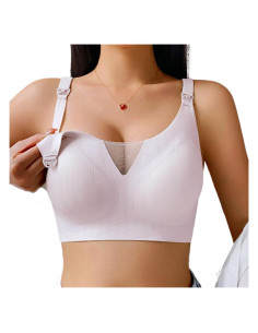 Sujetador de Lactancia Sin Aros IWOLLENCE - Bralette Cómodo