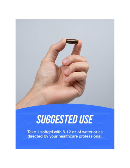 Cápsulas Blandas de Arándano con Vitamina C BulkSupplements 365u