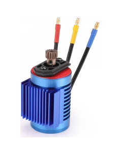 Motor Sin Escobillas Haiboxing T2308 con Piñón y Disipador 2