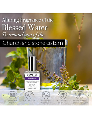 Colonia Agua Bendita Demeter 30 ml - Fragancia Unisex