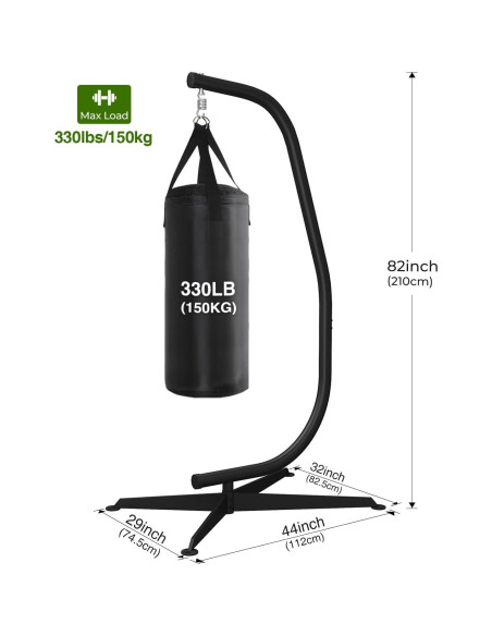 Soporte de Hamaca Greenstell C Colgante 150kg Negro