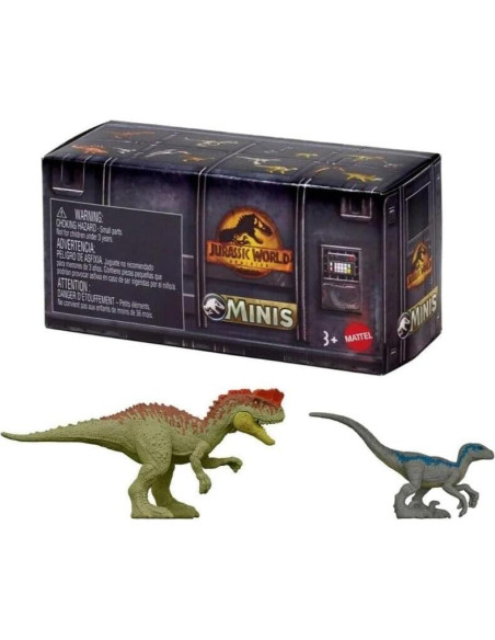 Paquete Sorpresa de 4 Minis Dinosaurios Jurassic World