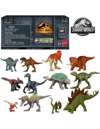 Paquete Sorpresa de 4 Minis Dinosaurios Jurassic World