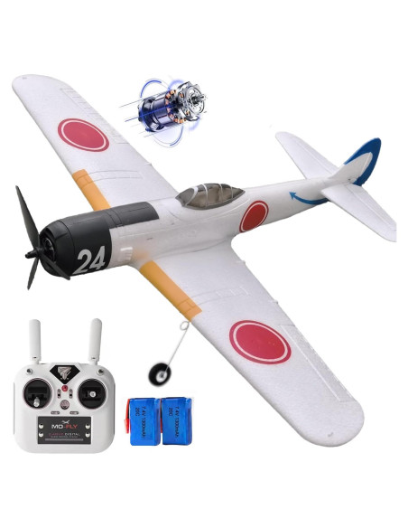 Avión RC A6M Zero Ssccgym 69cm 4 Canales Acrobático