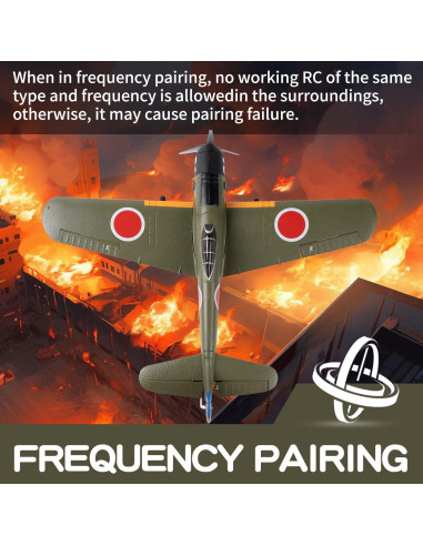 Avión RC A6M Zero Ssccgym 69cm 4 Canales Acrobático