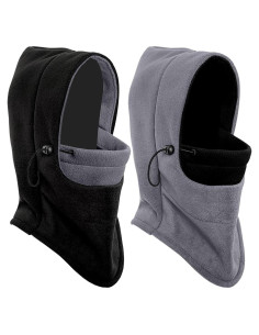 Paquete de 2 Máscaras Balaclava Polar Unisex para Invierno