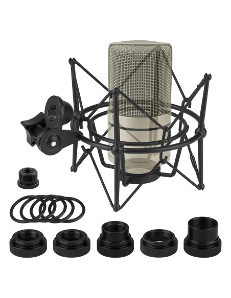 Soporte de Micrófono Antivibración Geekria para MXL 440, 770, 990