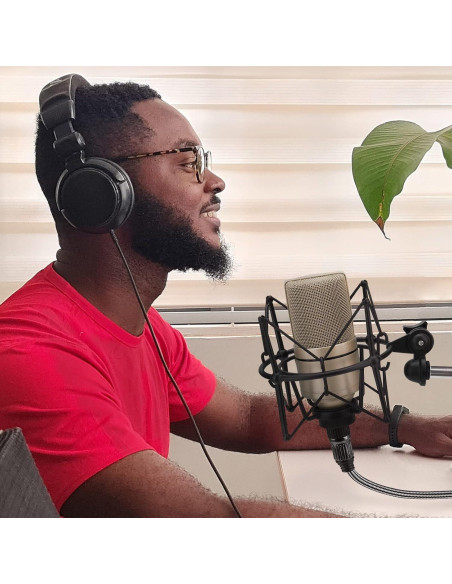 Soporte de Micrófono Antivibración Geekria para MXL 440, 770, 990