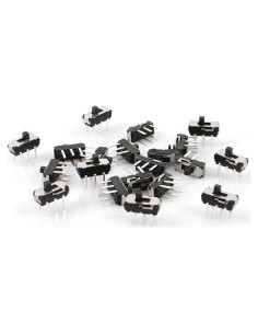 Interruptor deslizante DPDT 6 pines uxcell 9x4x3.5mm
