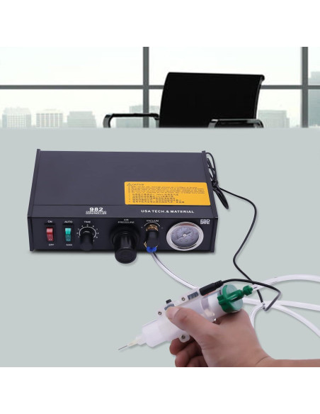 Máquina dispensadora de pegamento DEIGEHJRE 982 20W semiautomática