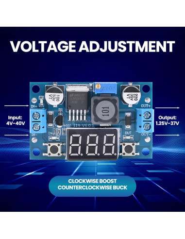 Módulo Convertidor Buck DC-DC Ajustable LM2596 2PCS