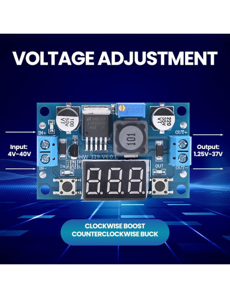 Módulo Convertidor Buck DC-DC Ajustable LM2596 2PCS