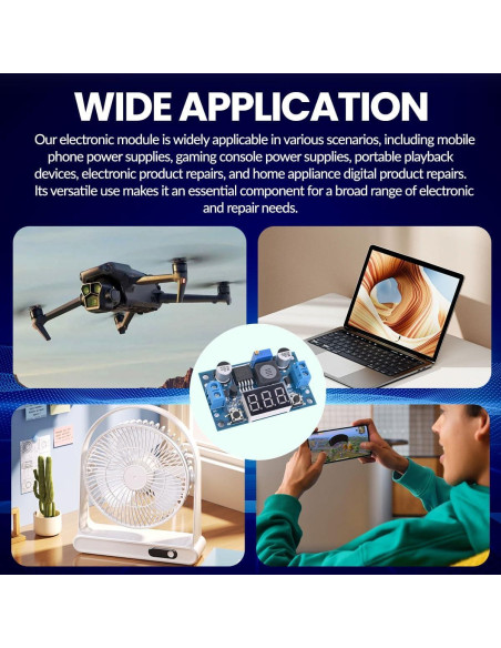 Módulo Convertidor Buck DC-DC Ajustable LM2596 2PCS