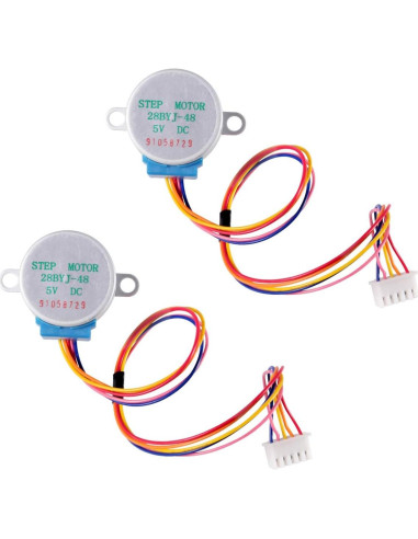2 Motores Paso a Paso 28BYJ-48 + Controlador ULN2003 DC 5V