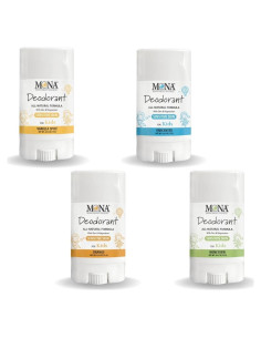 Desodorante Natural para Niños MONA Brands - 4-Pack Viaje 15g