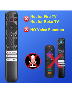 Control Remoto Maxitoc RC813 para TCL Google TV 4K UHD 2