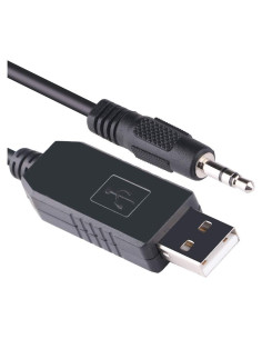 Cable Serial USB RS232 1.8m para TV Samsung Conector TRS 3.5mm