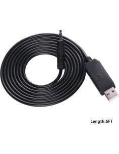Cable Serial USB RS232 1.8m para TV Samsung Conector TRS 3.5mm 2
