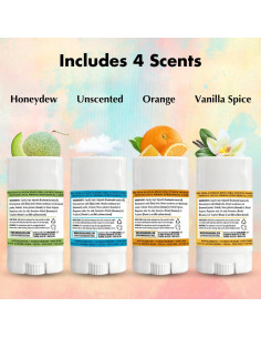 Desodorante Natural para Niños MONA Brands - 4-Pack Viaje 15g 2