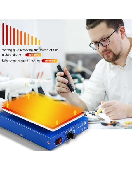 Estación de Soldadura 450W TXINLEI 918B Placa Caliente 7"