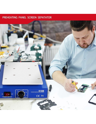 Estación de Soldadura 450W TXINLEI 918B Placa Caliente 7"