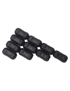 Paquete de 10 Perlas de Ferrita 9MM iSKUKA - Clip para Cable