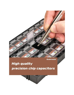 Kit de Capacitores Chip Guanruixin 2610PCS EIA 1206 1pF-100uF 2