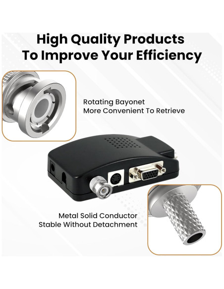 Conector BNC Macho Crimp 50 Ohm ZDRU para RG58 RG142 LMR195 - 10 Pcs