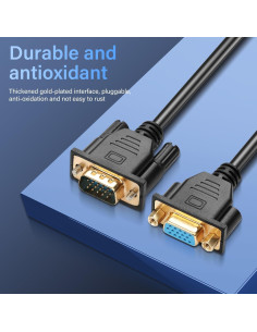 Cable VGA Extensión 1.5M PNGKNYOCN 1080P Full HD Macho a Hembra 2