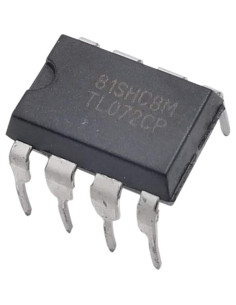 Paquete de 10 Amplificadores Operacionales TL072CP 2