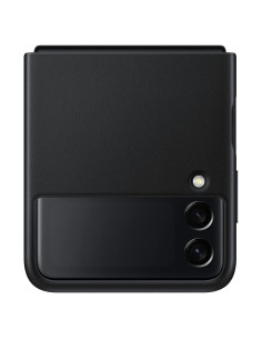 Funda de Cuero Oficial Samsung Galaxy Z Flip3 - Negra