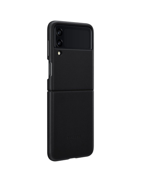 Funda de Cuero Oficial Samsung Galaxy Z Flip3 - Negra