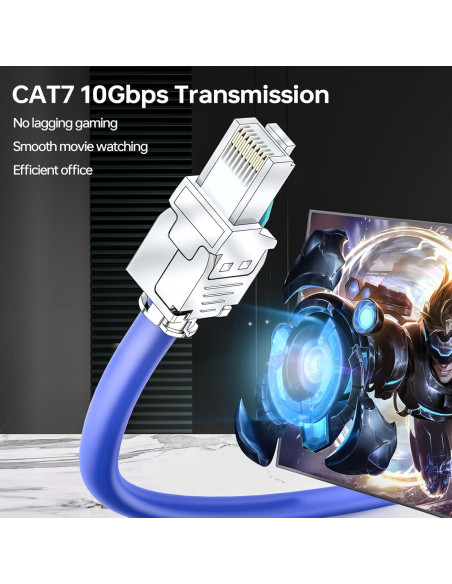 Conectores RJ45 Sin Herramienta CNCOB 10Gbps Cat6 Cat7 2Pcs