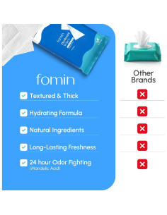 Toallitas Desodorantes FOMIN Hipoalergénicas 30 Unidades 2