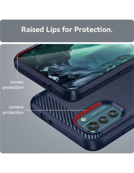 Funda de teléfono TPU para Nokia G21/G11 - Azul Marino