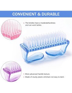 Kit de Cepillos de Uñas Multicolor MODENGKONGJIAN 5 Piezas 2