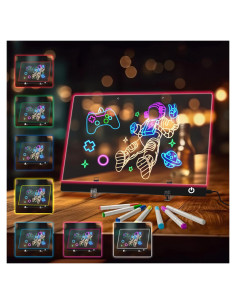 Tablero LED de Dibujo ITENGHUA 34.8x25.4cm 7 Colores